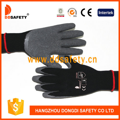 Knitted with latex glove Knitted with latex glove